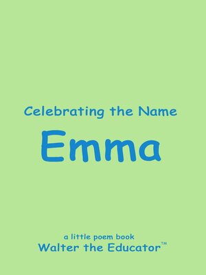 cover image of Celebrating the Name Emma